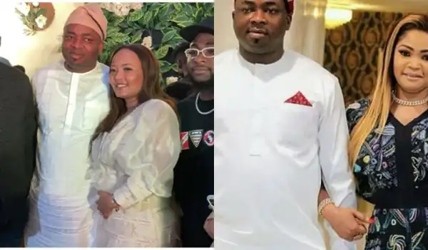 Oba Elegushi invites Davido, Zlatan and Perruzi to surprise wife at her birthday dinner (Video)